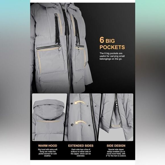 Orolay Upper East Side Mom’s Jacket Navy M - Picture 9 of 9